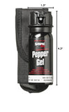 SABRE Tactical Pepper Gel With Belt Holster For Easy Carry, Maximum Police Strength OC Spray, Quick Access Fast Flip Top Safety, Tactical Design For Security Professionals, 1.8 fl oz