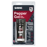 SABRE Tactical Pepper Gel With Belt Holster For Easy Carry, Maximum Police Strength OC Spray, Quick Access Fast Flip Top Safety, Tactical Design For Security Professionals, 1.8 fl oz
