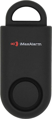iMaxAlarm SOS Alert Personal Alarm - 130dB Alarm - Safety & Security Emergency Device - Matte Black