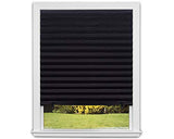 Redi Shade 1617201 Original Blackout Pleated Paper Shade, 36 in x 72 in, 6-Pack, Black