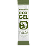 Eco Gel Port-A-Potty and Emergency Toilet Chemicals, Eco-Friendly Liquid Waste Gelling and Deodorizing Powder. Single Pack