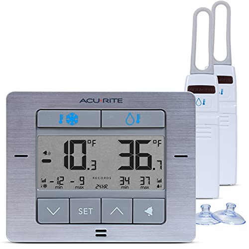 AcuRite Digital Wireless Fridge and Freezer Thermometer with Alarm and –  Wolf in Progress