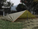 FREE SOLDIER Waterproof Portable Tarp Multifunctional Outdoor Camping Traveling Awning Backpacking Tarp Shelter Rain Tarp (6 Loop Brown 10×10ft)