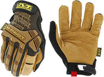 Mechanix Wear: M-Pact Leather Work Gloves (X-Large, Brown/Black) (LMP-75-011)