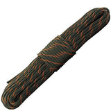 PSKOOK Survival Paracord Parachute Fire Cord Survival Ropes Red Tinder Cord PE Fishing Line Cotton Thread 7 Strands Outdoor 20, 25, 100 Feet (Army Green Camo, 100)