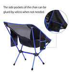 MOON LENCE Ultralight Folding Camping Chairs Beach Chairs with Carry Bag