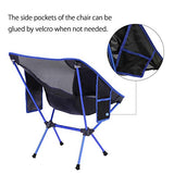 MOON LENCE Ultralight Folding Camping Chairs Beach Chairs with Carry Bag