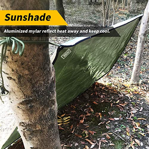 mylar tarp UTOOL Survival Emergency Blanket, Waterproof Insulated Tarp, Reflectiv – Wolf in Progress